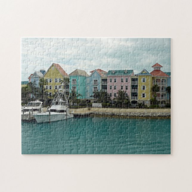 Bahamas Marina Village vue puzzle (Horizontal)
