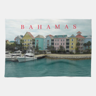 Bahamas Marina Village vue sur la serviette de thé