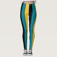 Bahamas National Flag Colors Vertikal gestreift