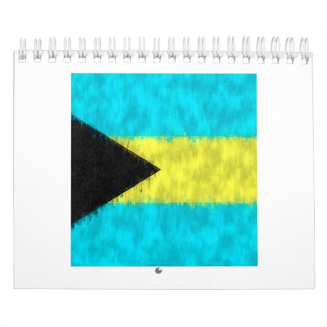 Bahamas Ölgemälde Zeichnend Kalender (Titelbild)