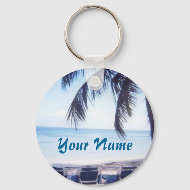 Bahamas Personalisierte Schlüsselkette Schlüsselanhänger (Vorderseite)