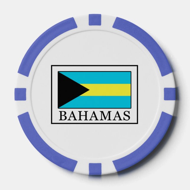 Bahamas Pokerchips (Vorderseite)