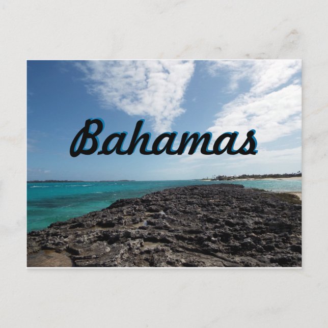 Bahamas Postkarte (Vorderseite)