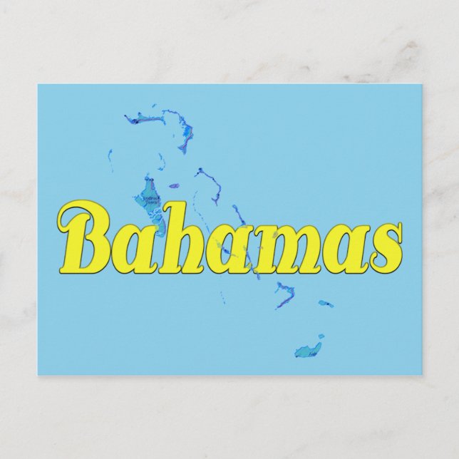 Bahamas Postkarte (Vorderseite)