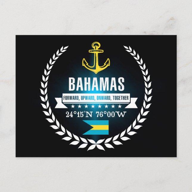Bahamas Postkarte (Vorderseite)
