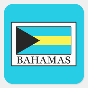 Bahamas Quadratischer Aufkleber