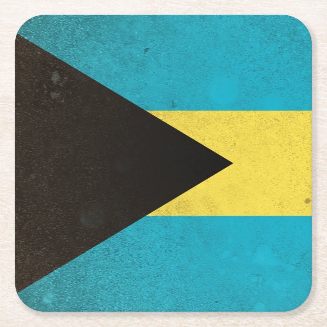 Bahamas Rechteckiger Pappuntersetzer (Vorderseite)