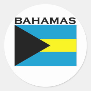 Bahamas Runder Aufkleber