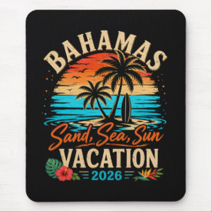Bahamas Sand Meer Sonn Urlaub 2026 Mousepad