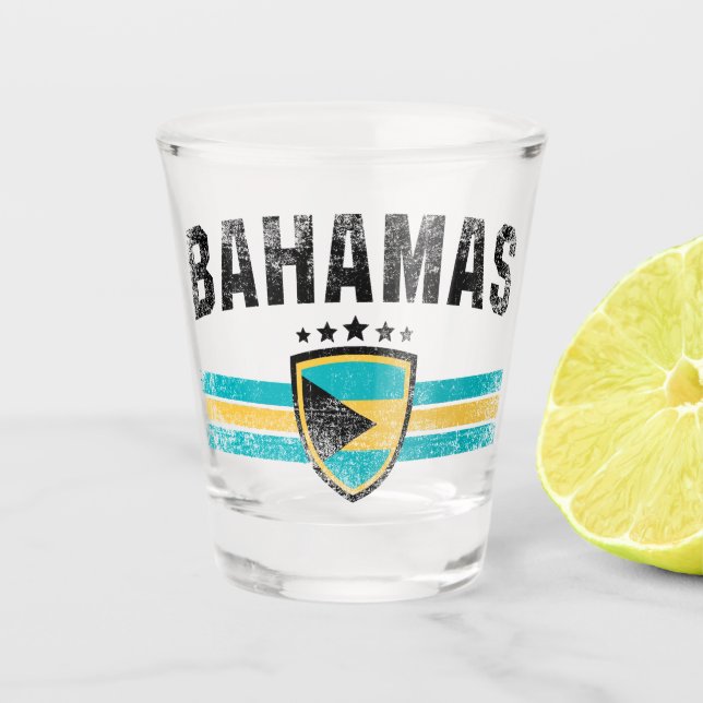 Bahamas Schnapsglas (Vorderseite)