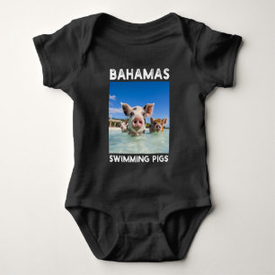 Bahamas Schwimmschweine Exuma Baby Strampler