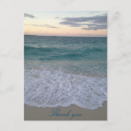 Bahamas Sonnenuntergang danke Postkarte