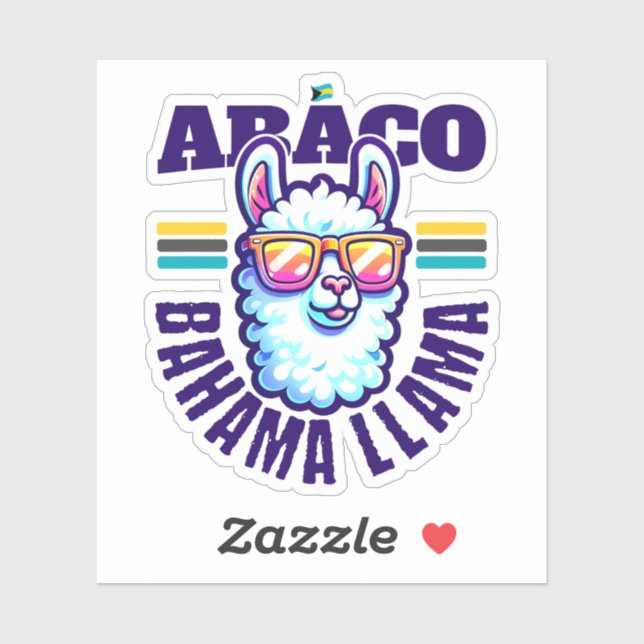 Bahamas Souvenir Geschenk: Abaco Bahamas Bahama Ll Aufkleber (Blatt)