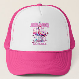 Bahamas Souvenir Geschenk : Abaco Bahamas Flamingo Truckerkappe