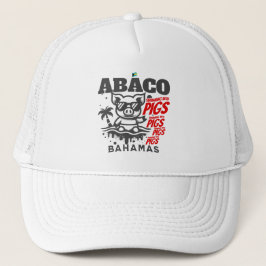Bahamas Souvenir Geschenk: Abaco Bahamas Schwimmsc Truckerkappe