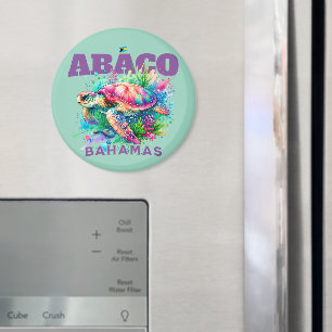 Bahamas Souvenir Geschenk: Abaco Bahamas Sea Turtl Magnet