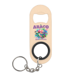 Bahamas Souvenir Geschenk: Abaco Bahamas Sea Turtl Mini Flaschenöffner