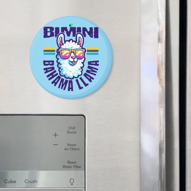 Bahamas Souvenir Geschenk: Bimini Bahamas Bahama L Magnet (In Situ (Kühlschrank))