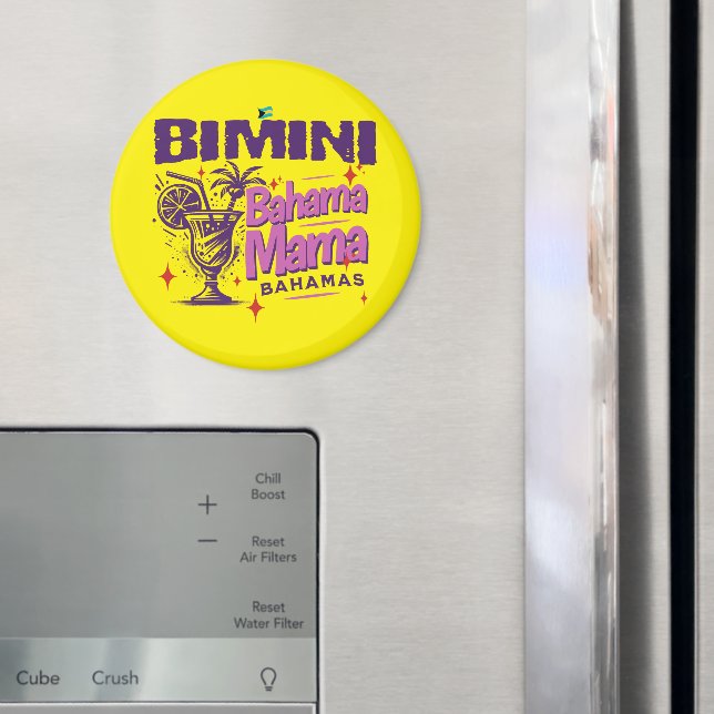 Bahamas Souvenir Geschenk: Bimini Bahamas Bahama M Magnet (In Situ (Kühlschrank))