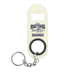 Bahamas Souvenir Geschenk: Bimini Bahamas Bonefish Mini Flaschenöffner