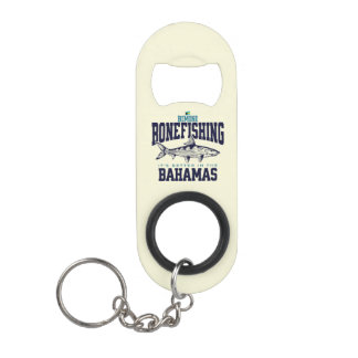 Bahamas Souvenir Geschenk: Bimini Bahamas Bonefish Mini Flaschenöffner