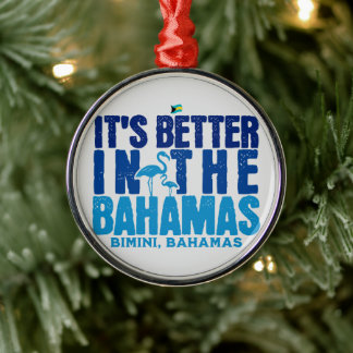 Bahamas Souvenir Geschenk : Bimini Bahamas Cruise Ornament Aus Metall