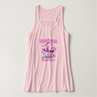 Bahamas Souvenir Geschenk : Bimini Bahamas Flaming Tank Top