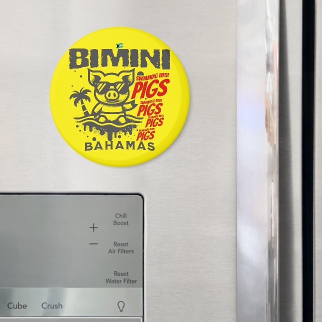 Bahamas Souvenir-Geschenk: Bimini Bahamas schwimme Magnet (In Situ (Kühlschrank))