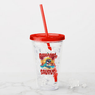 Bahamas Souvenir Geschenk : Eleuthera Bahama Sauru Acryltrinkbecher