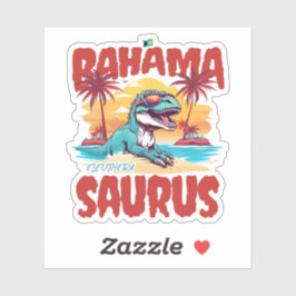 Bahamas Souvenir Geschenk : Eleuthera Bahama Sauru Aufkleber