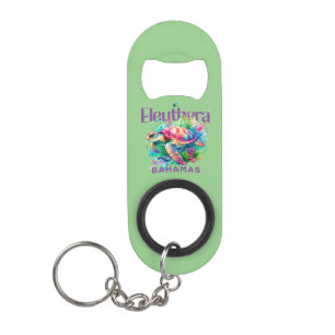 Bahamas Souvenir Geschenk : Eleuthera Bahamas Turt Mini Flaschenöffner