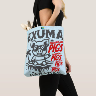 Bahamas Souvenir Geschenk: Exuma Bahamas Schwimmsc Tasche