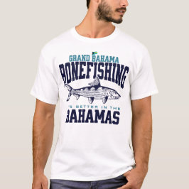 Bahamas Souvenir Geschenk: Grand Bahama Bonefishin T-Shirt