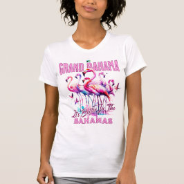 Bahamas Souvenir Geschenk: Grand Bahama Flamingo B T-Shirt