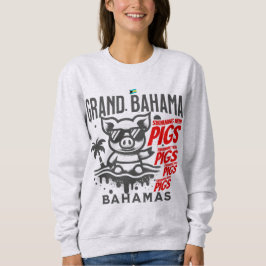 Bahamas Souvenir Geschenk: Grand Bahama Schwimmsch Sweatshirt