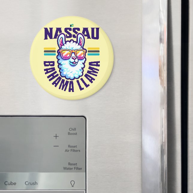 Bahamas Souvenir Geschenk: Nassau Bahamas Bahama L Magnet (In Situ (Kühlschrank))