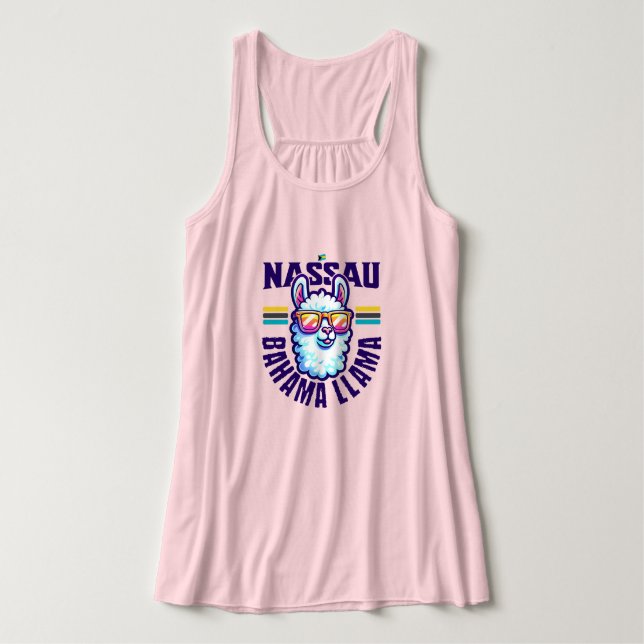 Bahamas Souvenir Geschenk: Nassau Bahamas Bahama L Tank Top (Design Vorderseite)