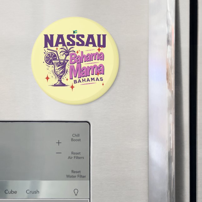 Bahamas Souvenir Geschenk: Nassau Bahamas Bahama M Magnet (In Situ (Kühlschrank))