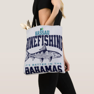 Bahamas Souvenir Geschenk: Nassau Bahamas Bonefish Tasche