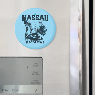 Bahamas Souvenir Geschenk : Nassau Bahamas Schnorc Magnet