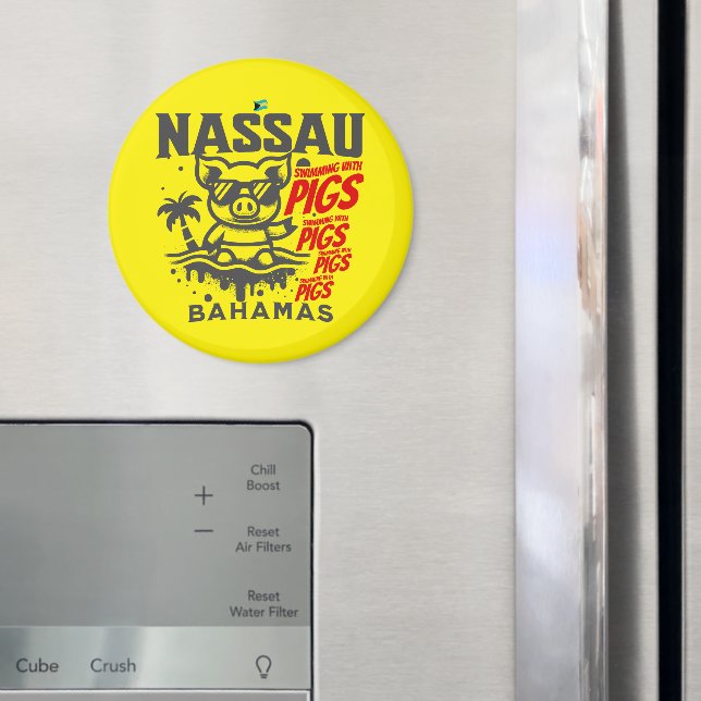 Bahamas Souvenir-Geschenk: Nassau Bahamas schwimme Magnet (In Situ (Kühlschrank))