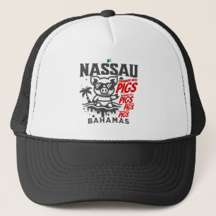 Bahamas Souvenir-Geschenk: Nassau Bahamas schwimme Truckerkappe