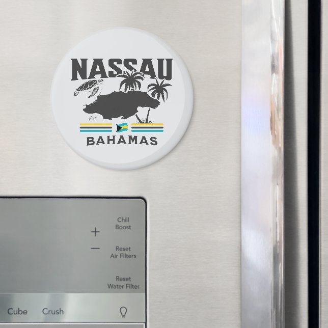 Bahamas Souvenir-Geschenk: Nassau Bahamas Unabhäng Magnet (In Situ (Kühlschrank))