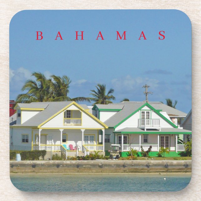 Bahamas Spanish Wells View Untersetzer (Vorderseite)