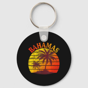 Bahamas Strand Trocal Sommerurlaub Palme Schlüsselanhänger