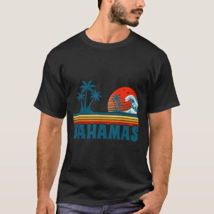 Bahamas Strand Tropischer Sommerurlaub Palmenbaum T-Shirt
