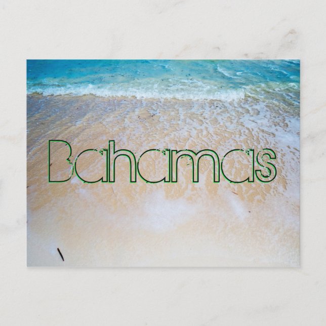 Bahamas Travel Postkarte (Vorderseite)