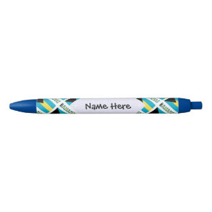 Bahamas und Bahamas Flagge Personalisiert geteert Kugelschreiber
