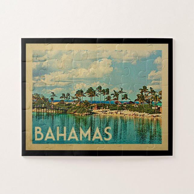 Bahamas Vintage Travel (Horizontal)