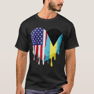 Bahamian American Patriot Grown Country schmelzen T-Shirt